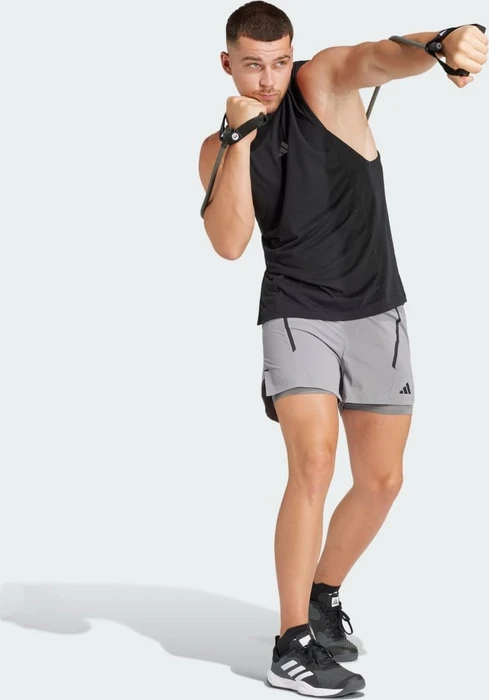 adidas Designed for Training Workout Funktionsshirt ärmellos schwarz (Herren)