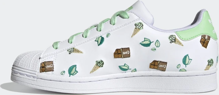 adidas Superstar cloud white/glory mint (Damen)