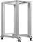 Lanberg Open Rack Series 19" Open Frame Rack 22HE, 4-Pfosten, mit Rollen, Flat Pack, tiefenverstellbar, 550-790mm, RAL 7035, 1000mm tief Vorschaubild