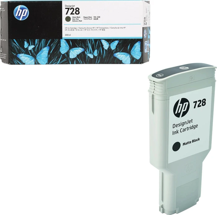 HP Tinte 728 schwarz matt extra hohe Kapazität