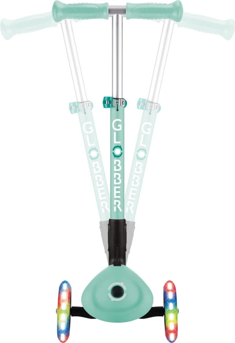 Globber Foldable Lights Kickboard mint