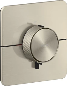 Hansgrohe Axor ShowerSelect ID softsquare Thermostat brushed nickel