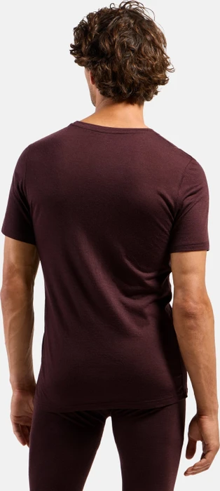 Odlo Natural Merino 160 Baselayer Funktionsshirt kurzarm fudge (Herren)