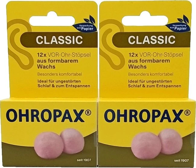 Ohropax Classic Wachs Vor-Ohrstöpsel