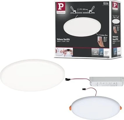 Paulmann Veluna VariFit Einbaupanel rund 17.5W satin