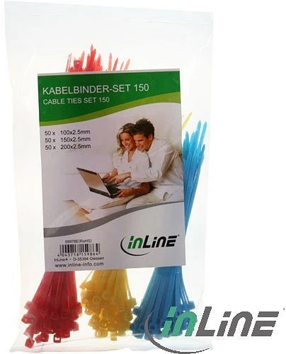 InLine Kabelbinder Set, 150 Stück