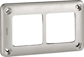 Legrand Soliroc Rahmen 2-fach IP55 IK10, grau