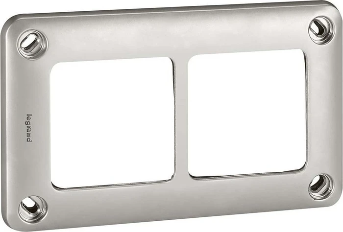 Legrand Soliroc Rahmen 2-fach IP55 IK10, grau