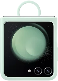 Samsung Silicone Case with Ring für Galaxy Z Flip 5 Mint