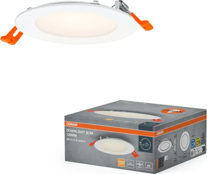 Osram Ledvance LED Downlight Slim 8W/3000K 120mm Einbauleuchte