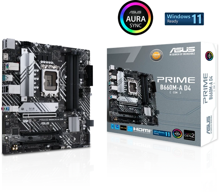 ASUS Prime B660M-A D4-CSM (Intel 1700)
