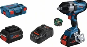 Bosch Professional GDS 18V-1000 C BITURBO Akku-Schlagschrauber inkl. L-Boxx + 2 Akkus 8.0Ah