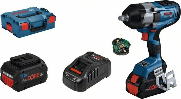 Bosch Professional GDS 18V-1000 C BITURBO Akku-Schlagschrauber inkl. L-Boxx + 2 Akkus 8.0Ah