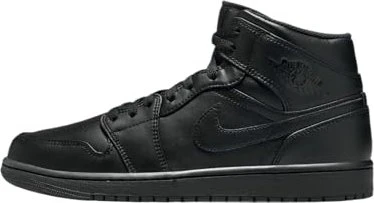 Nike Air Jordan 1 Mid schwarz (Herren)