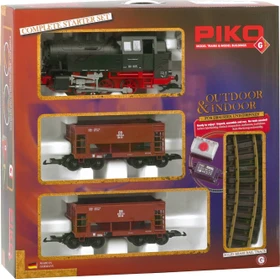 Piko - Spur G Start-Set - Güterzug BR 80 + 2 Schüttgutwagen