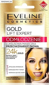 Eveline Cosmetics Gold Lift Expert 24k Gold 3in1 Maske, 7ml