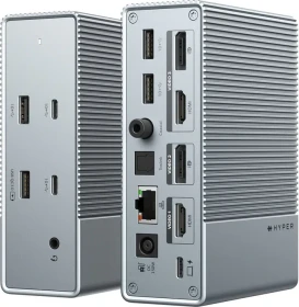Hyper HyperDrive 15-in-1 USB-C Hub, grau, USB-C 3.1 [Buchse] (HDG215-EU)