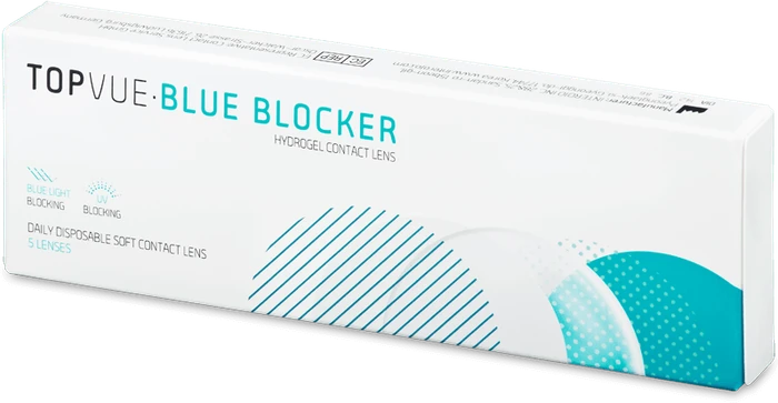 TopVue Blue Blocker, +6.00 Dioptrien, 5 Stück