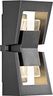Konstsmide Potenza LED 12cm Wandleuchte 2-flammig anthrazit