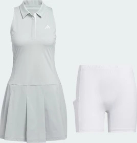 adidas Women's Ultimate365 Tour Pleated Kleid wonder silver (Damen)