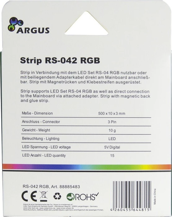 Inter-Tech Argus RS-042 RGB, ARGB beleuchtet, schwarz