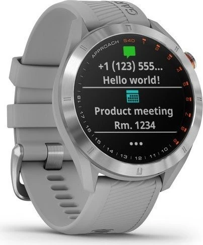 Garmin Approach S40 GPS-Golfuhr grau