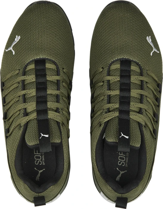Puma Softride One4All Camo green moss/puma black/feather gray