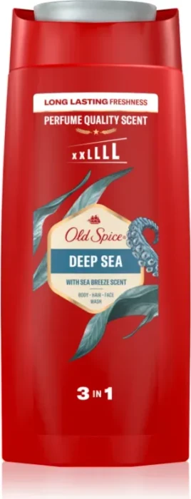 Old Spice Deep Sea 3in1 Duschgel & Shampoo, 675ml