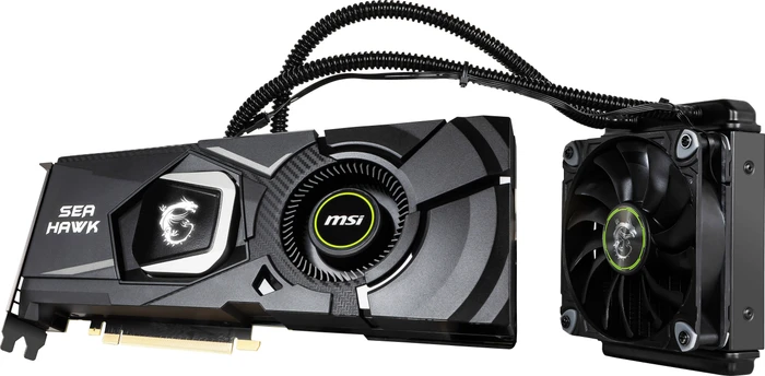 MSI GeForce RTX 2080 Sea Hawk X, 8GB GDDR6, HDMI, USB-C, 3x DP