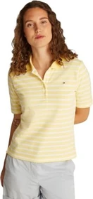 Tommy Hilfiger 1985 Poloshirt kurzarm citronella/ecru/stripe (Damen)