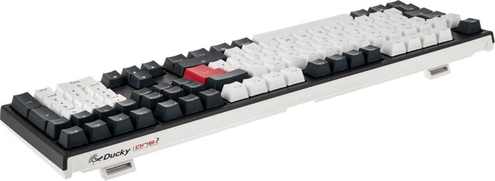Ducky One 2 Tuxedo, MX SILENT RED, USB, DE