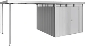 Biohort Seitendach L für Gerätehaus HighLine H4 silber-metallic