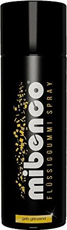 mibenco Flüssiggummi Spray gelb glänzend 400ml