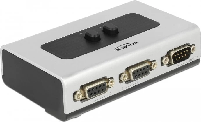 DeLOCK Seriell Umschalter RS-232 / RS-422 / RS-485 2-Port manuell