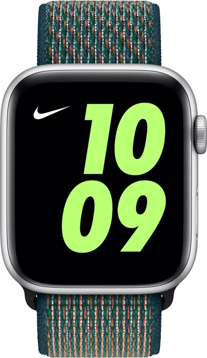 Apple Nike Sport Loop für Apple Watch 44mm Hyper Crimson/Neptune Green