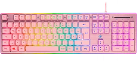Deltaco Gaming PK75 RGB, rosa, USB, DE