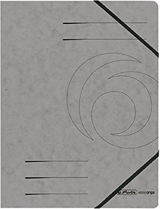 Herlitz Sammelmappe Colorspan mit Eckspanner, A4, dunkelgrau