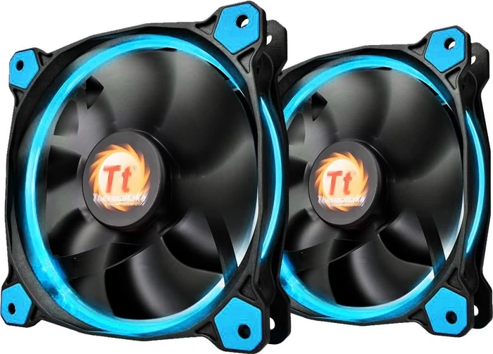 Thermaltake Riing 14 LED blau, 140mm, 2er-Pack