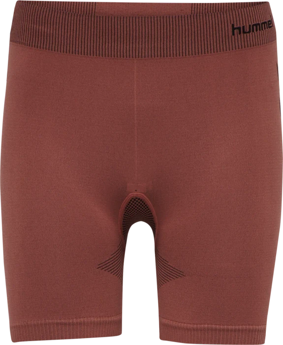 hummel Seamless Training Short Tights Hose kurz marsala (Damen)
