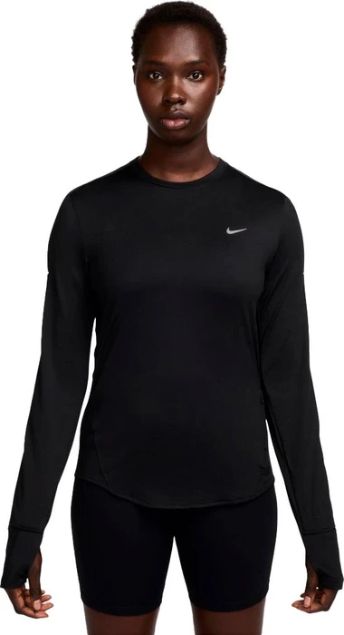 Nike Swift Dri-FIT UV Crew-Neck Laufshirt langarm schwarz (Damen)
