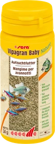 sera Vipagran Baby Nature Mikrosoftgranulat für Jungfische, Aufzuchtfutter, 24g, 50ml