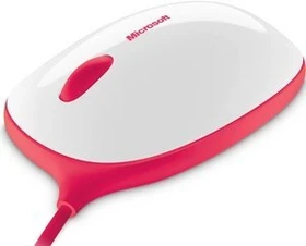Microsoft Express Mouse rot/weiß, USB (T2J-00003)
