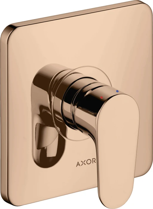 Hansgrohe Axor Citterio M Einhebel-Brausemischer Unterputz polished red gold