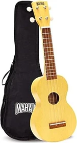 Mahalo Kahiko Series Soprano Ukulele Transparent Butterscotch