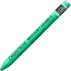 Caran d'Ache Neocolor II Aquarelle Wachskreide, veronesergrün, 10er-Pack