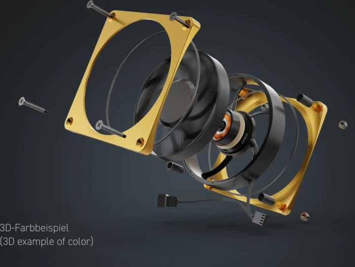 Alphacool Apex Stealth Metall Matt Schwarz 2000rpm, 120mm