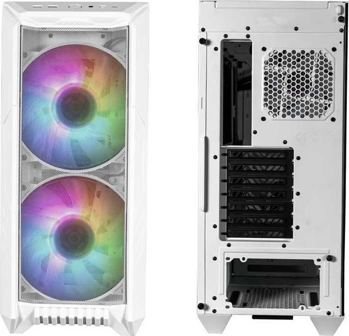 Cooler Master HAF 500, weiß, Glasfenster