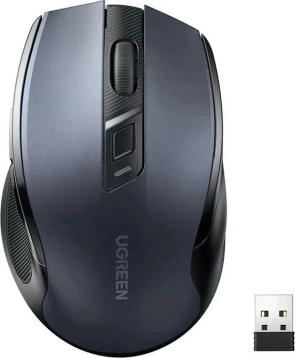 Ugreen MU006 Ergonomic Wireless Mouse, schwarz, USB/Bluetooth