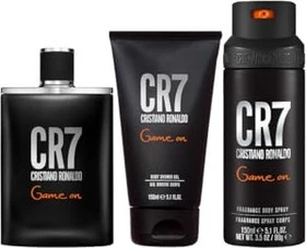 Cristiano Ronaldo CR7 Game On EdT 100ml + Duschgel 150ml + Body Spray 150ml Duftset