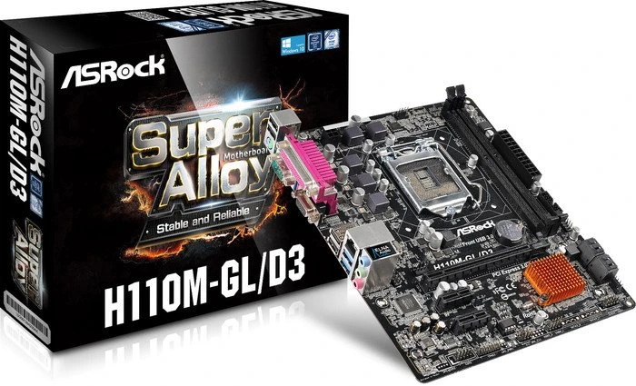ASRock H110M-GL/D3 (Intel 1151)